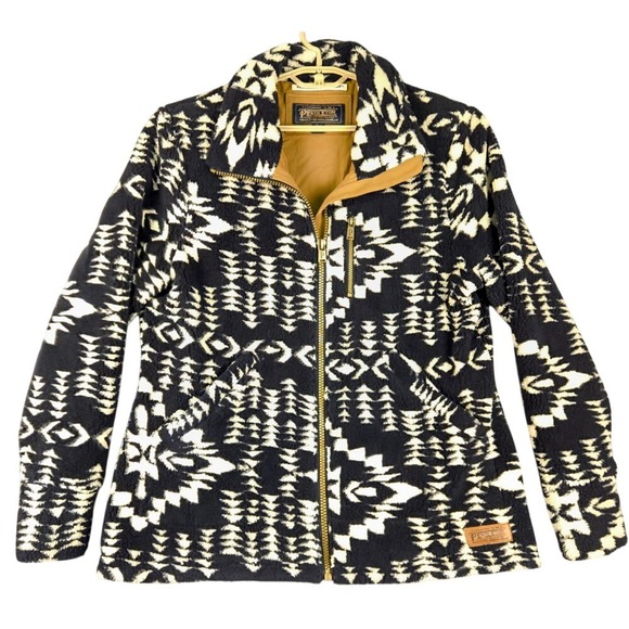 Pendleton‎ Dry Good Fleece Jacket Aztec Southwestern Full Zip Cozy Warm XL - Picture 1 of 7